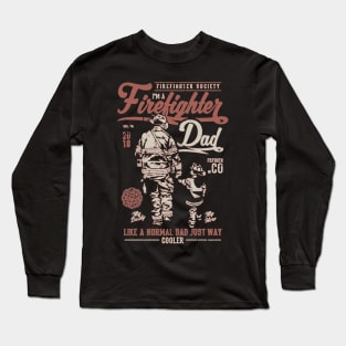 Firefighter Dad Long Sleeve T-Shirt